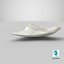 Shark Teeth Carcharodon Angustidens 3D Model