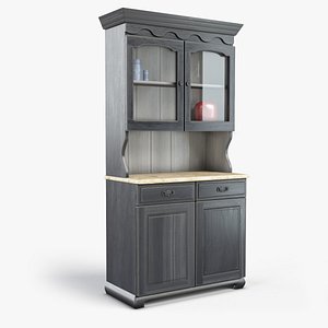 farmhouse hutch 3D model