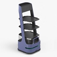 Hospitality Serving Robot with Multi Shelves