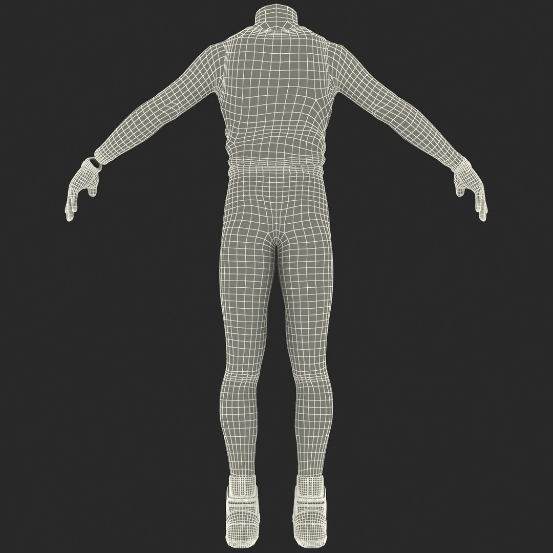 skier clothes 3d model