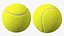 Raqueta de tenis roja con pelota de tenis