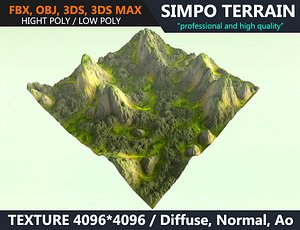 3D model terrain