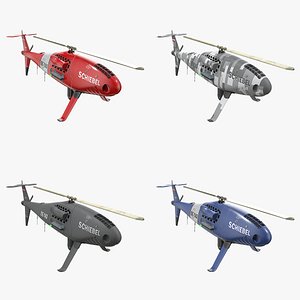 Schiebel Camcopter S100 UAVs Collection - 4 in 1