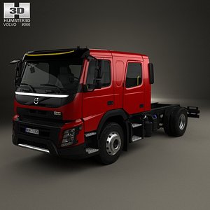 Volvo FMX 500 8x4 Billencs Dump Truck 3D Model