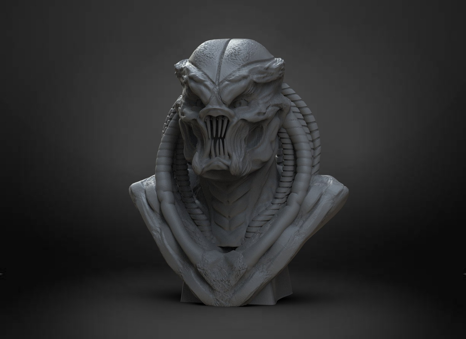 Predator Bust 3D Model - TurboSquid 2230130