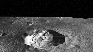 3D Kepler Lunar Crater model