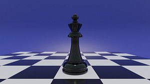 Classic Chess King  Game Ready 3D Model
