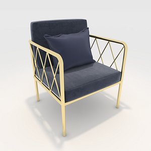 Sofa 1 Seater 15 3D model