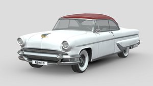 3D Lincoln Capri Coupe 1955 model