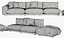Marenco system sofa by Arflex