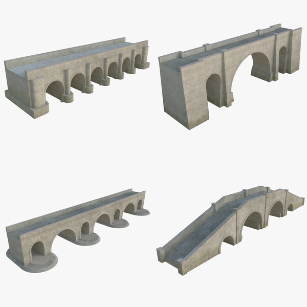 3d max pont neuf bridge