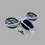 Futuristic Flying Car 3D Model - Urban Air Mobility Vehicle