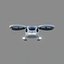 Futuristic Flying Car 3D Model - Urban Air Mobility Vehicle