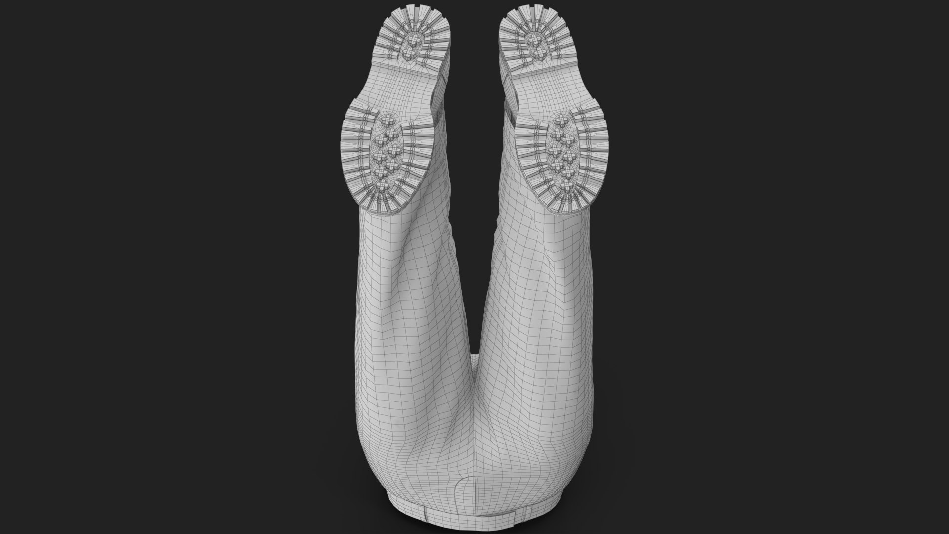 Trousers and Boots 3D model https://p.turbosquid.com/ts-thumb/HX/ABel2J/kD/wireframe_24/jpg/1717657086/1920x1080/fit_q87/0a22a79f114f311c24e8efaca97a960cb62b8c15/wireframe_24.jpg