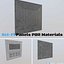 3D sci-fi panel pbr materials model