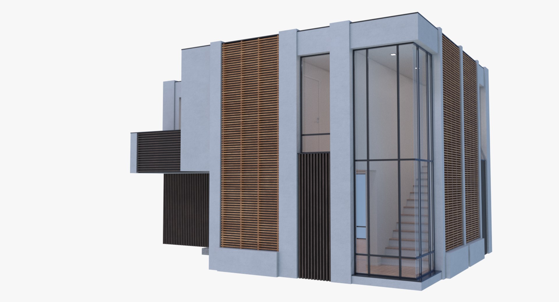 obj modern house interior