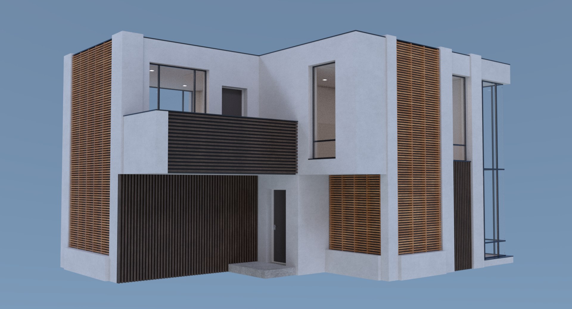 obj modern house interior