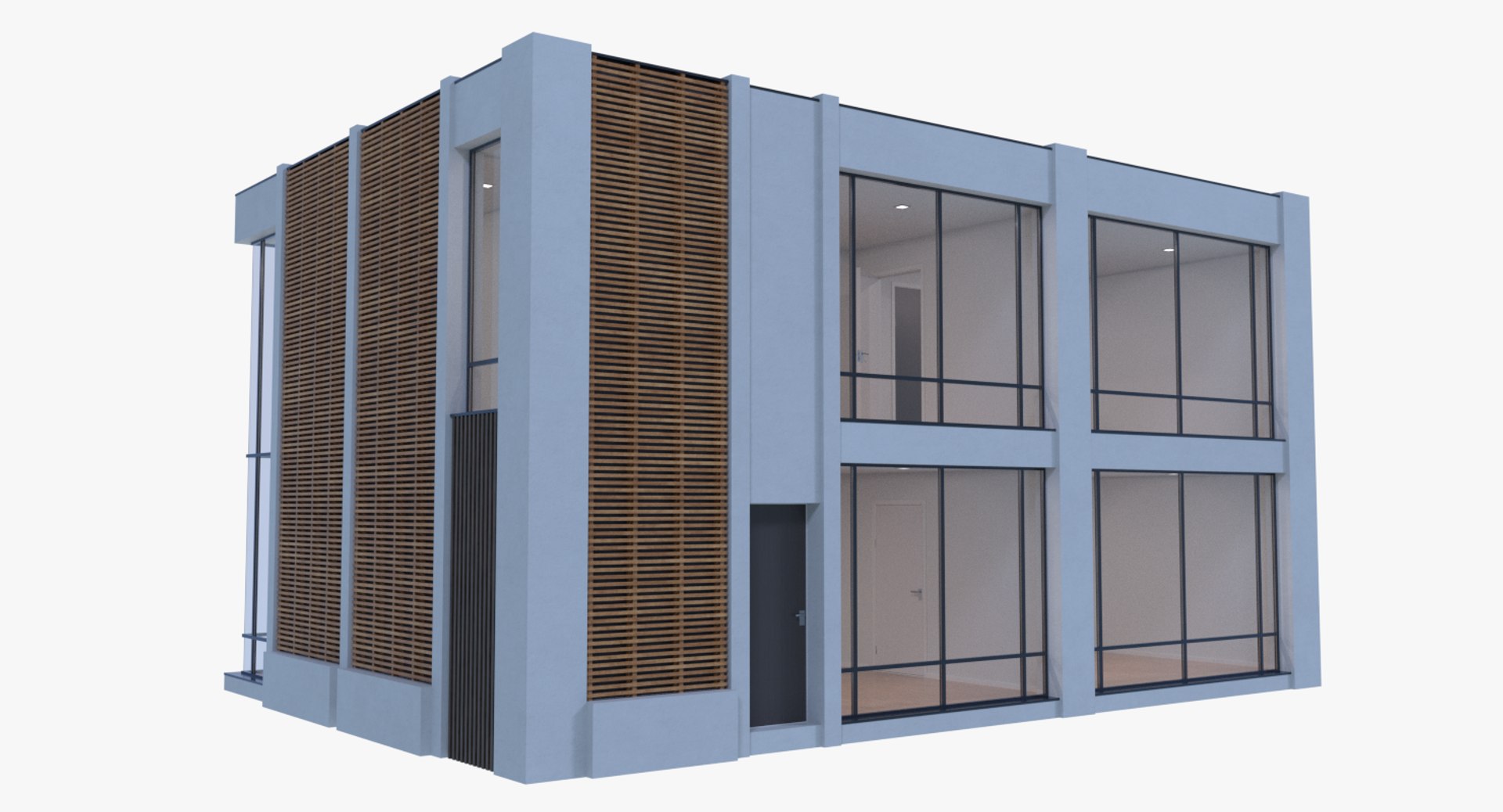 obj modern house interior