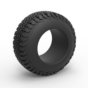 Offroad tire 108 Scale 1 to 25