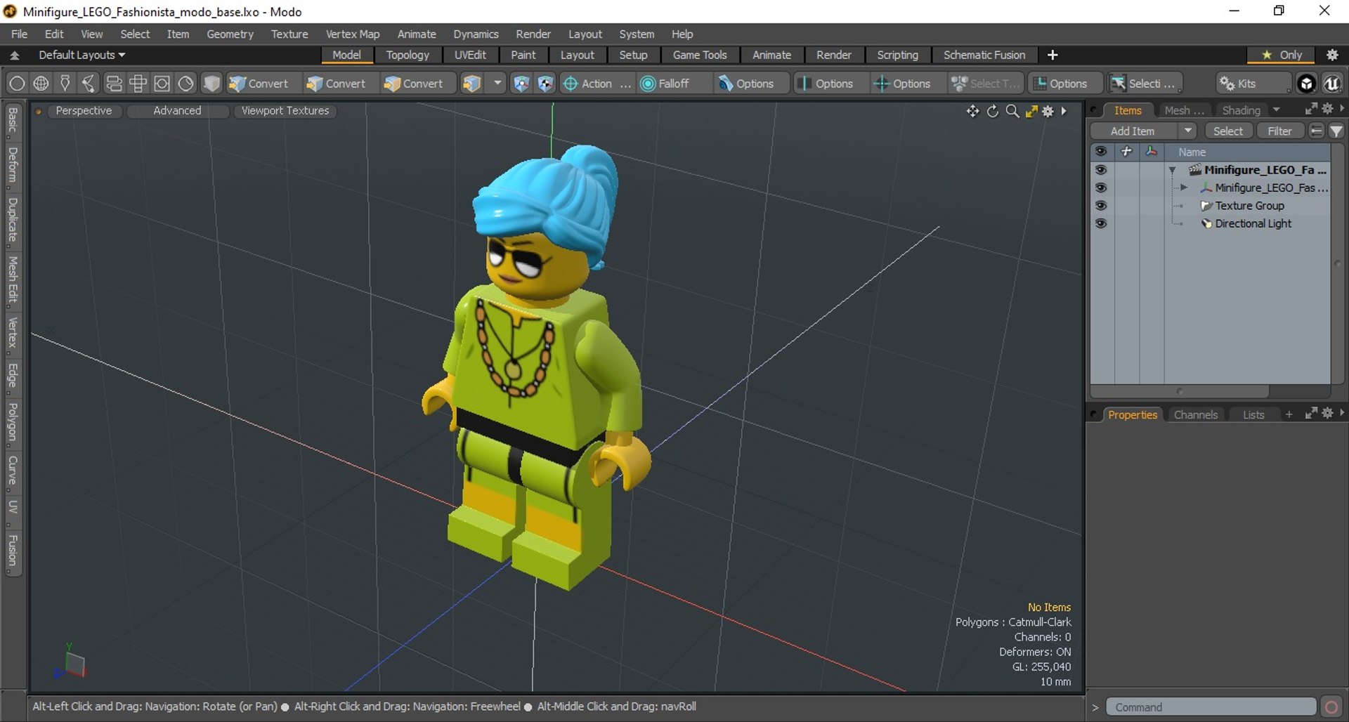 3D Minifigure LEGO Fashionista - TurboSquid 2274885