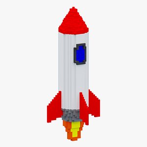 3D Voxel Rocket