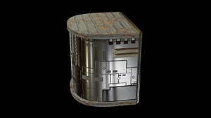 Scifi spaceship angular module table panel component 3D