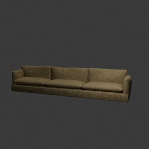 Realistic lowpoly Sofa model