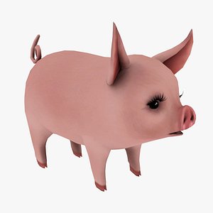 3D 3D Pig model