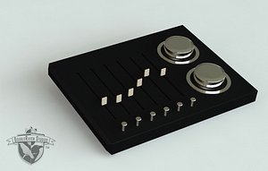 mixing board drs 3d model
