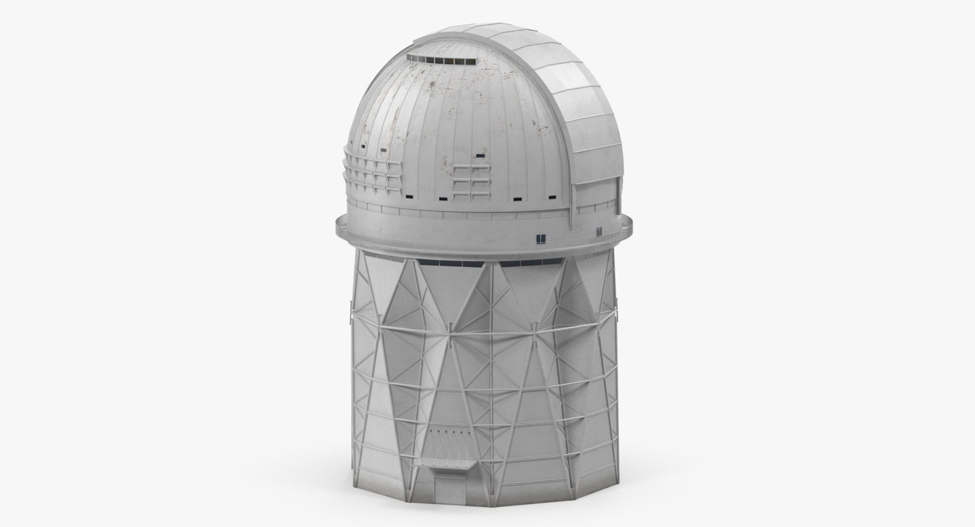 Kitt Peak National Observatory Building 3D model preview