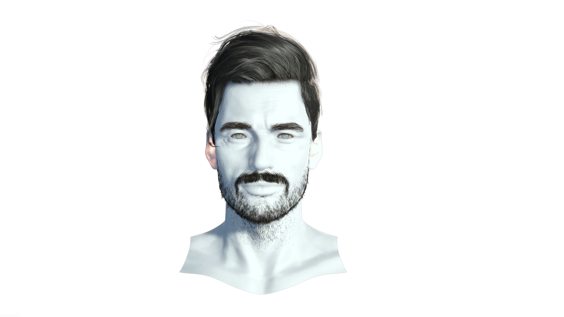 Realistic Mustache Hair _ Realistic Hair Beard Brows Mustache – QEFA