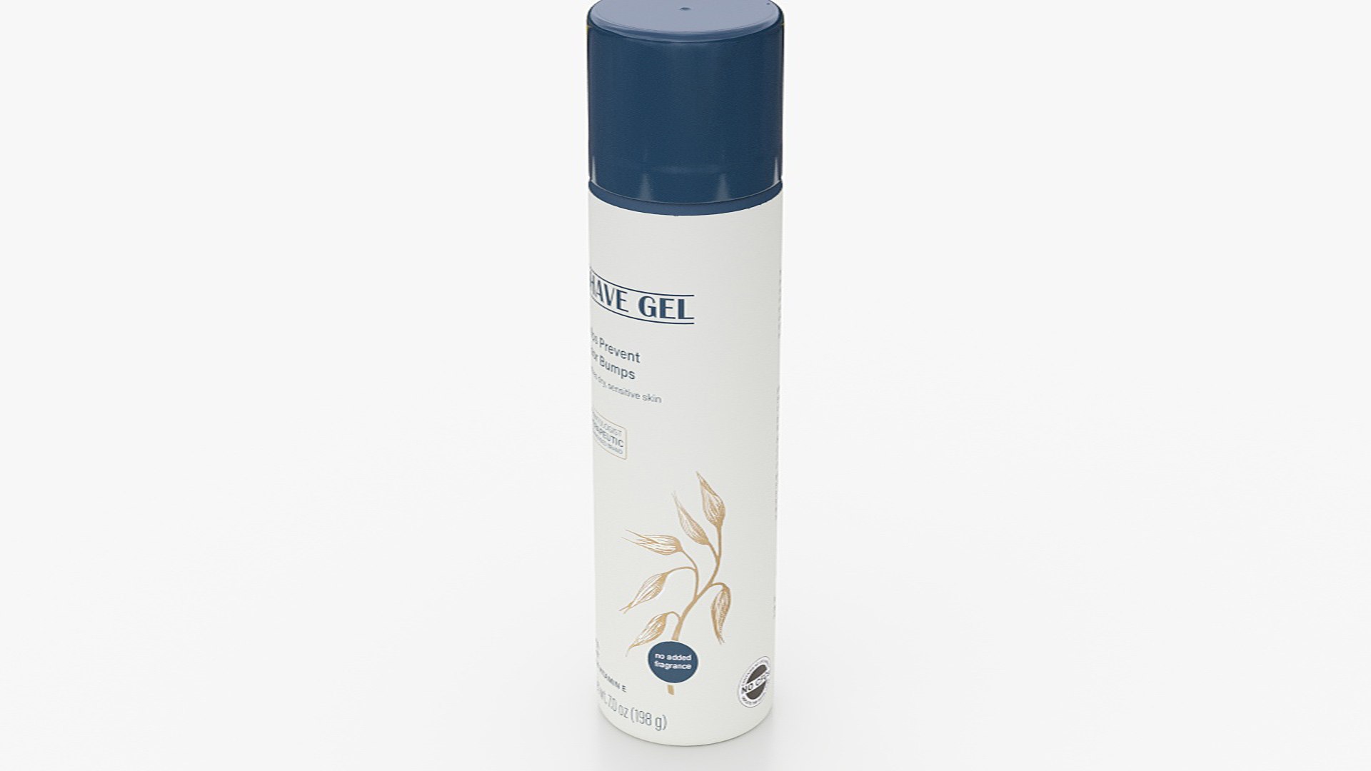 Shaving Gel Can 3D model preview
