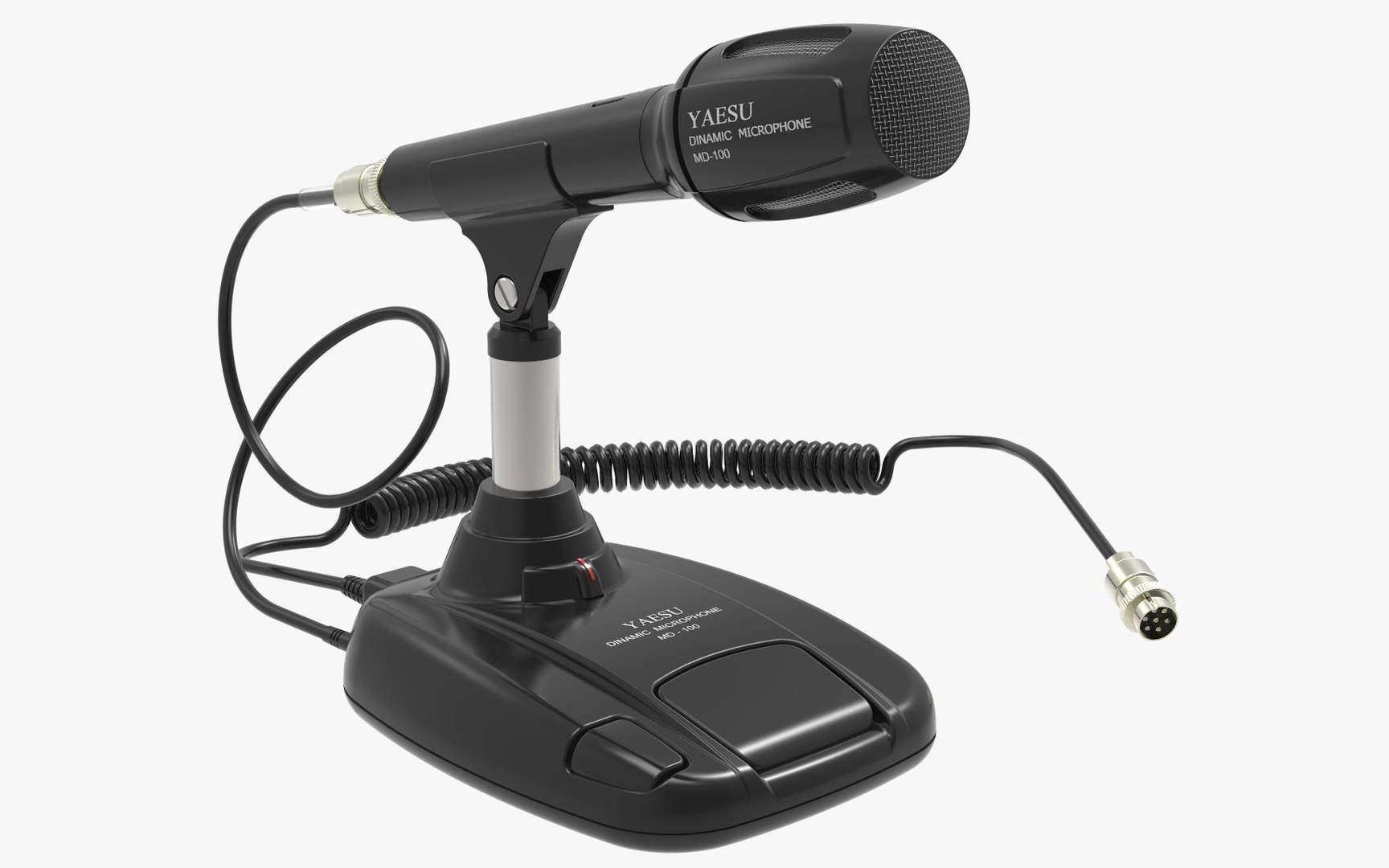 DM-100A8X【YAESU】デスクトップ型ダイナミックマイクロホン動作