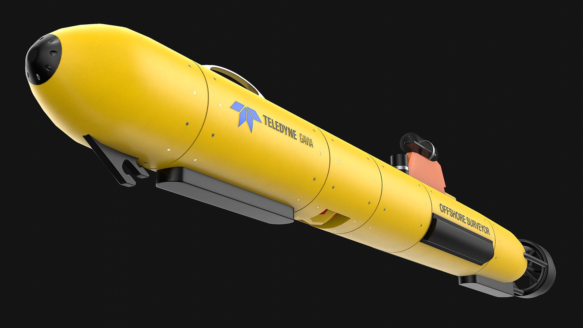 Gavia Autonomous Underwater Vehicle 3D Model - TurboSquid 2178497
