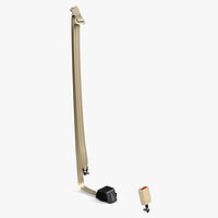Vehicle Seat Belt Assembly with Mounting Points Beige