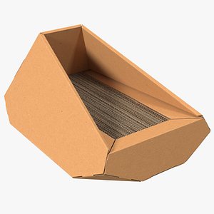 Futuristic Cardboard Cat Bed