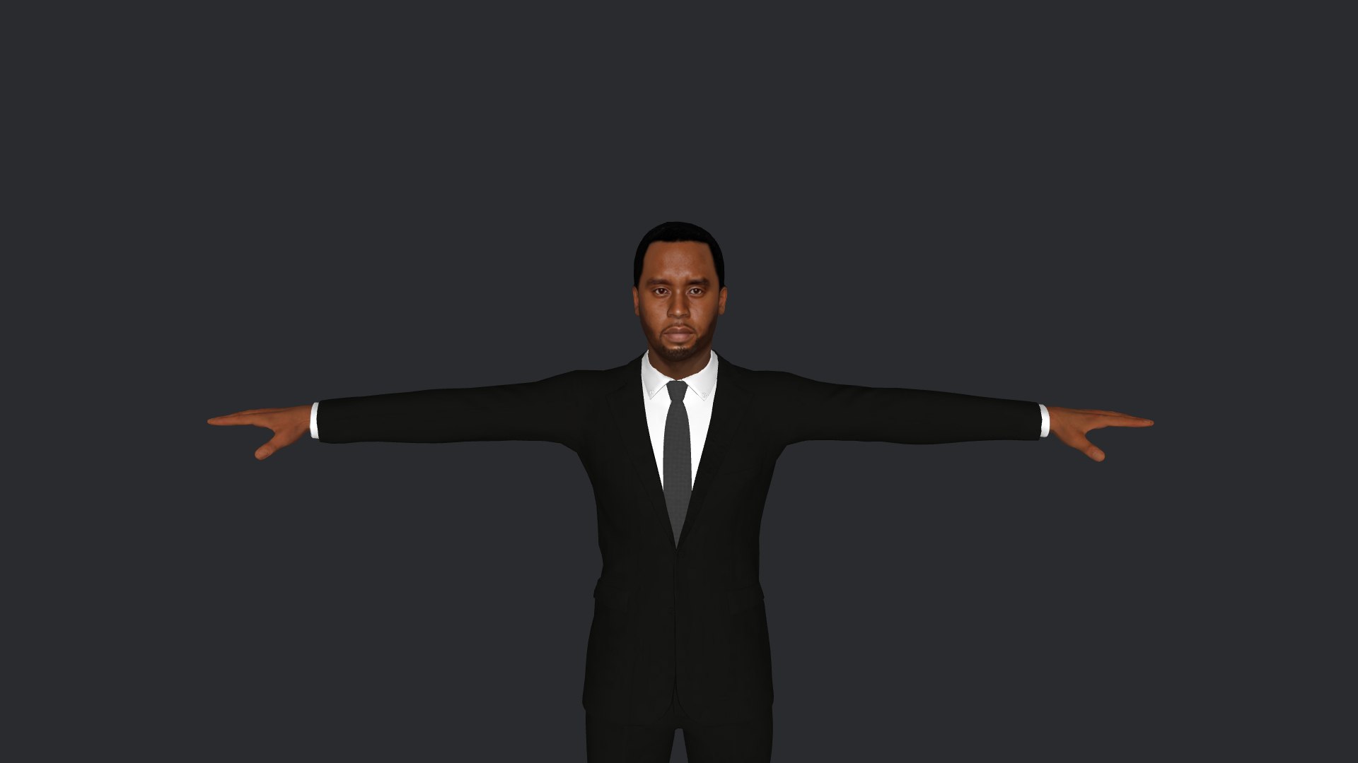 P Diddy Hyper Realistic Full Body Fully Rigged 3d Character 3d