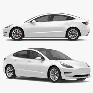 2018 Tesla Model 3 White Multi-Coat