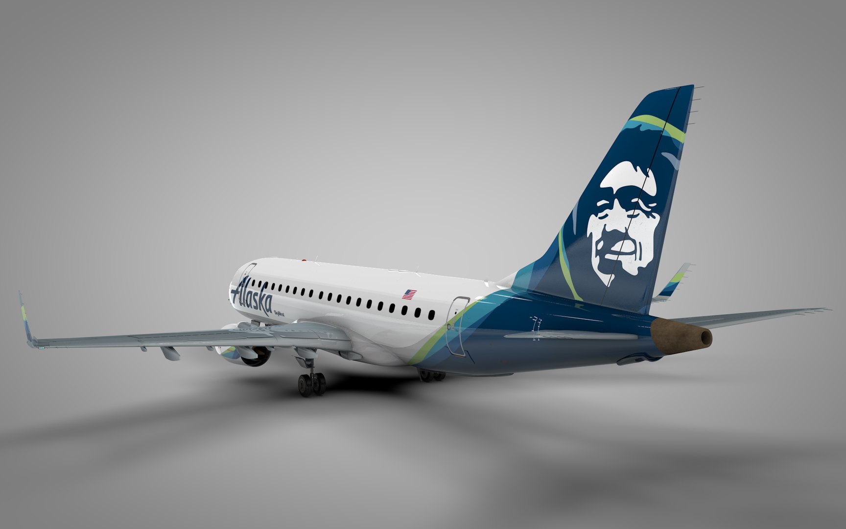 3D model alaska airlines embraer170 l503 https://p.turbosquid.com/ts-thumb/HX/dRLpFp/iu2uwht9/5_0000/png/1579211081/1920x1080/fit_q87/f781664d4eeb32f9a6a6a91d8136df1f5423297f/5_0000.jpg