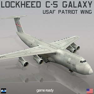 Lockheed C-5 Galaxy USAF PATRIOT WING