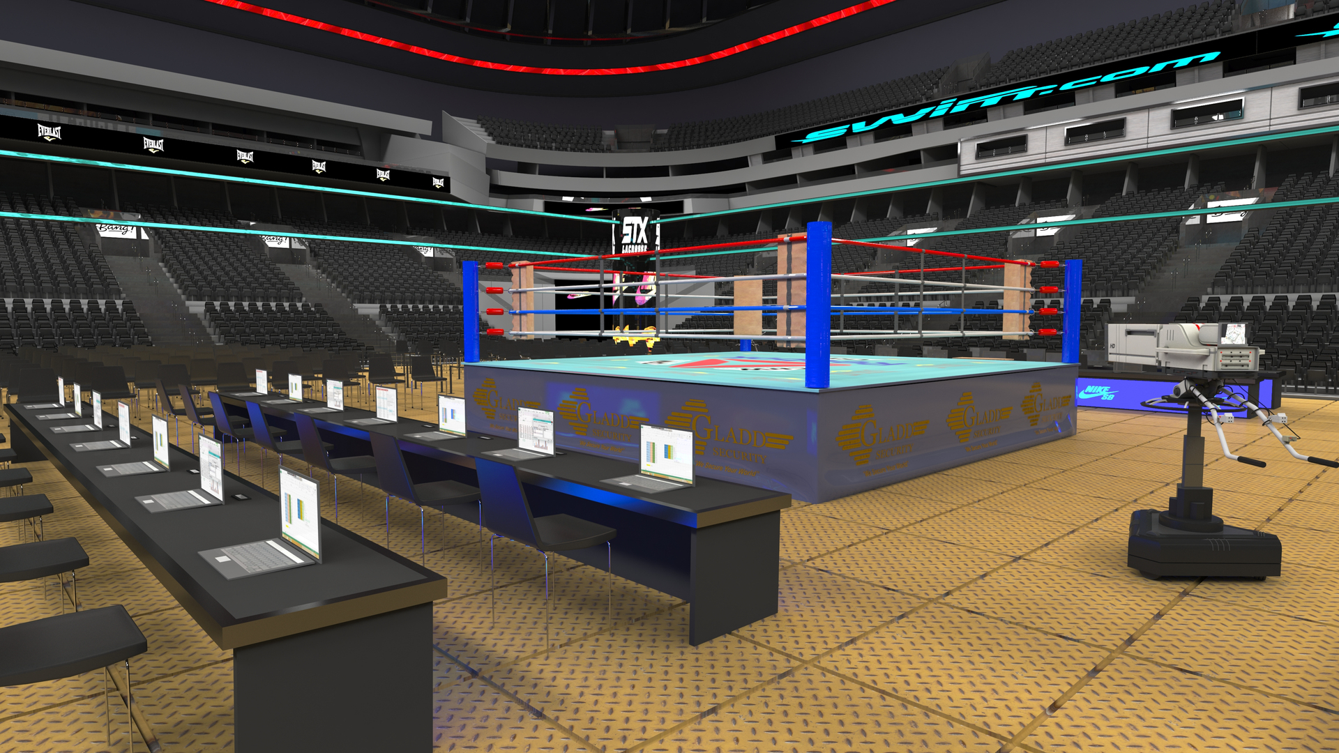 Boxing Arena model - TurboSquid 1791493