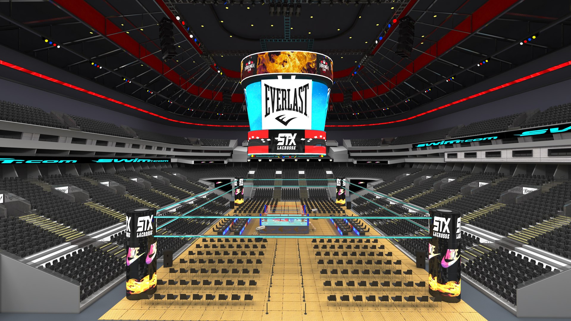 Boxing Arena Model - TurboSquid 1791493