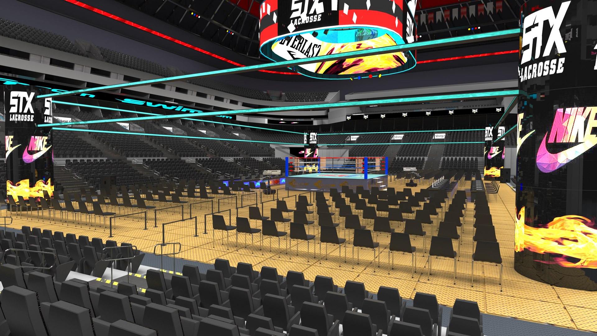 Boxing Arena Model - TurboSquid 1791493
