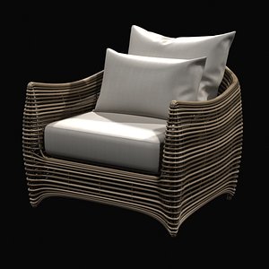 chair artefacto st bart 3d model