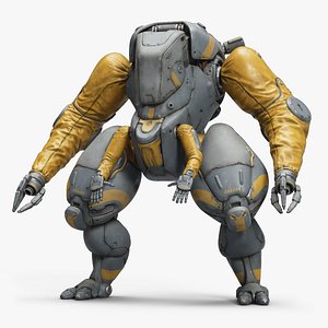 3D Futuristic Worker Mech