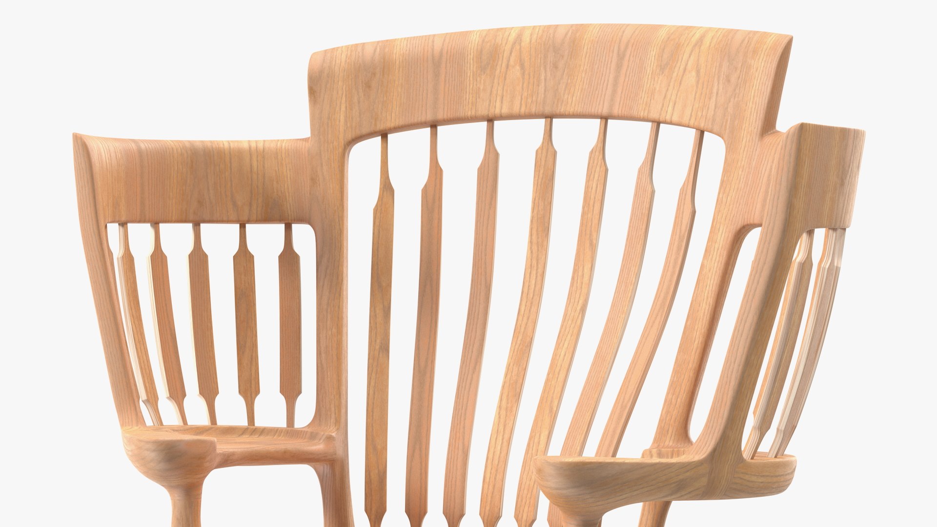 Triple Rocking Chair Model - TurboSquid 2050966
