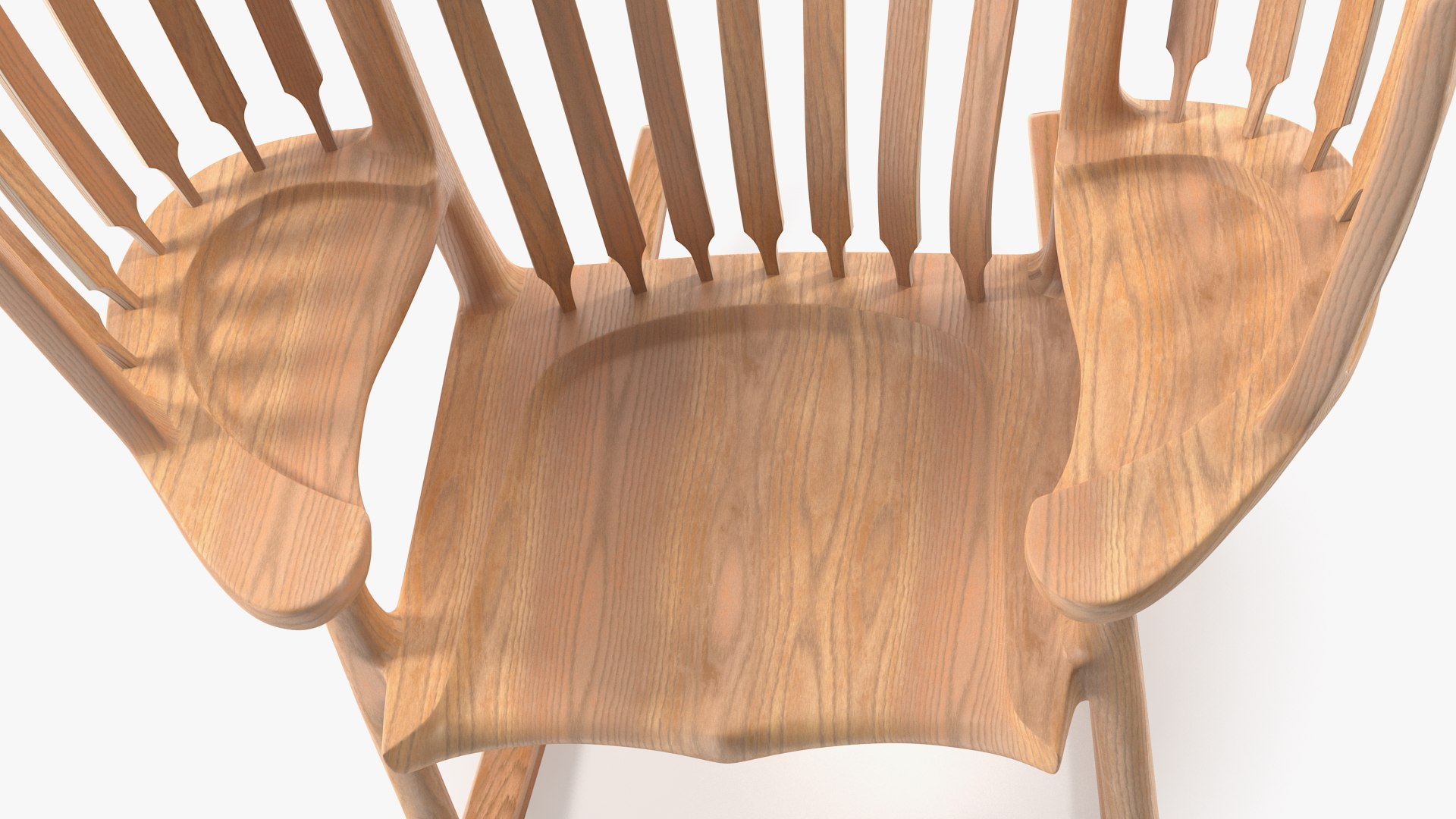 Triple Rocking Chair Model - TurboSquid 2050966