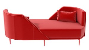 3D SITIA PERGY Vis a vis two seater fabric sofa