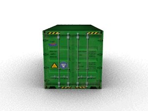 3d model 40p container 40