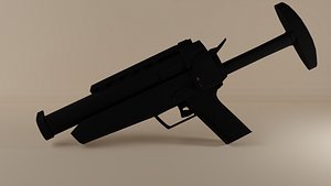 3D l104a1 baton gun grenade model